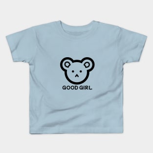 Good girl, cute bear Kids T-Shirt